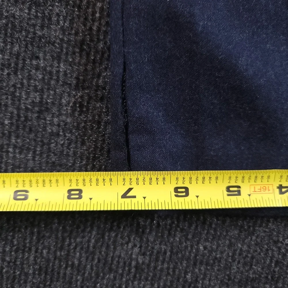 Banana Republic 35x30‎ Vitale Barberis Canonico Flannel 120s Navy Pants *Flaws*